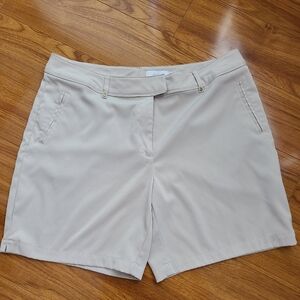Lady Hagen Tan Golf Tennis Shorts Size 12